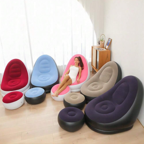 SOFA INFLABLE CON OTOMAN
