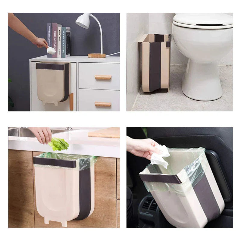 Basurero plegable