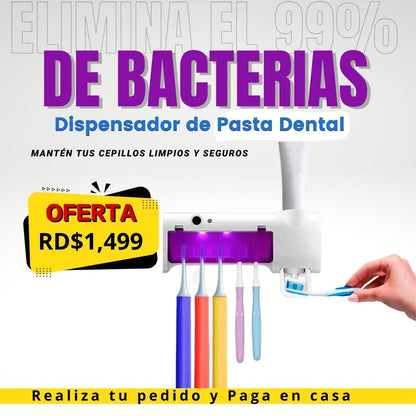 ESTERILIZADOR PARA CEPILLO DE DIENTES CON LUZ UV