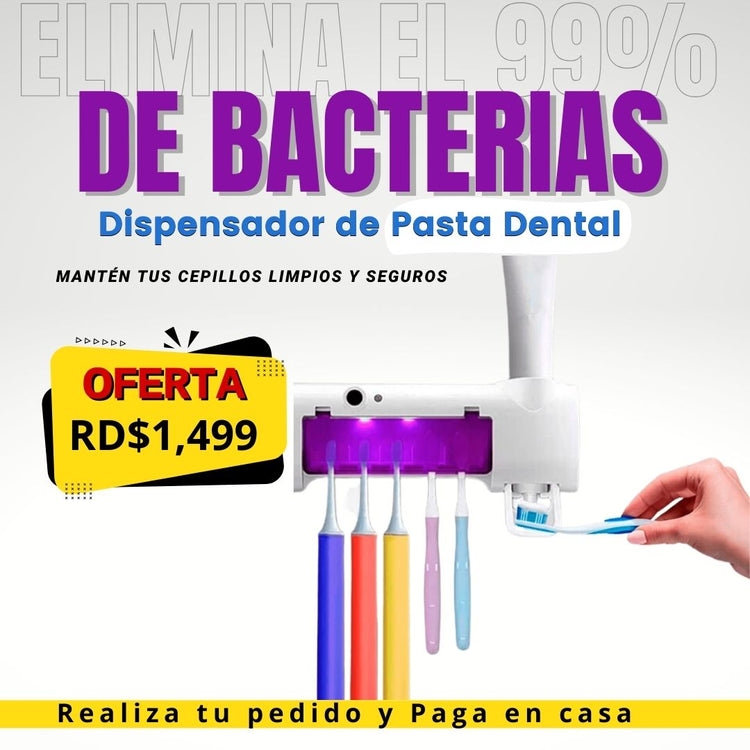 ESTERILIZADOR PARA CEPILLO DE DIENTES CON LUZ UV