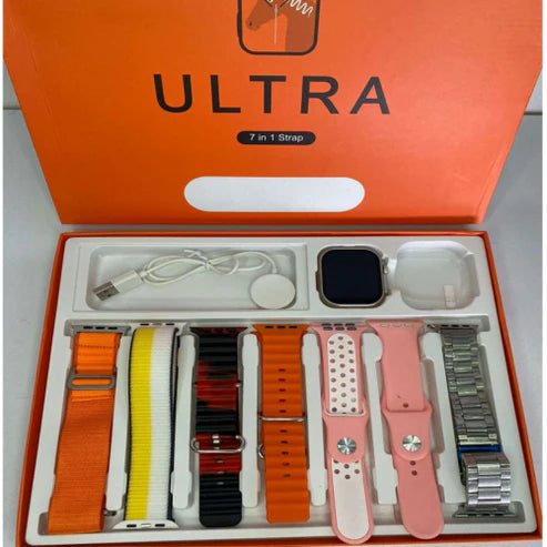 SMARTWATCH ULTRA 9 CON 7 CORREAS