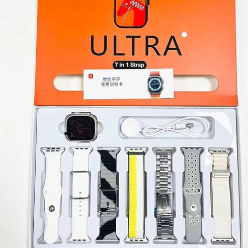 SMARTWATCH ULTRA 9 CON 7 CORREAS