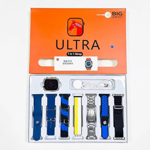 SMARTWATCH ULTRA 9 CON 7 CORREAS