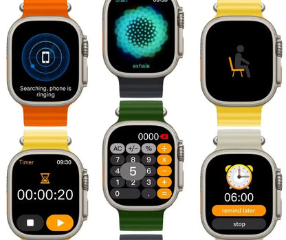 SMARTWATCH ULTRA 9 CON 7 CORREAS