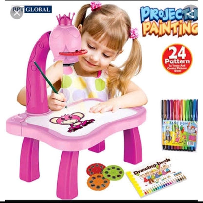 Mesa de dibujo para niña