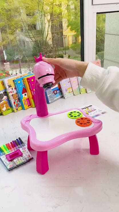 Mesa de dibujo para niña